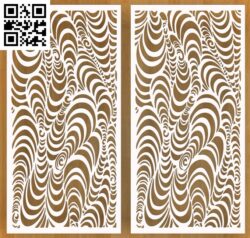 Water Pattern Vector Art G0000135 file cdr and dxf free vector download for CNC cut