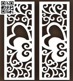 Design pattern screen panel G0000044 file cdr and dxf free vector download for Laser cut cnc