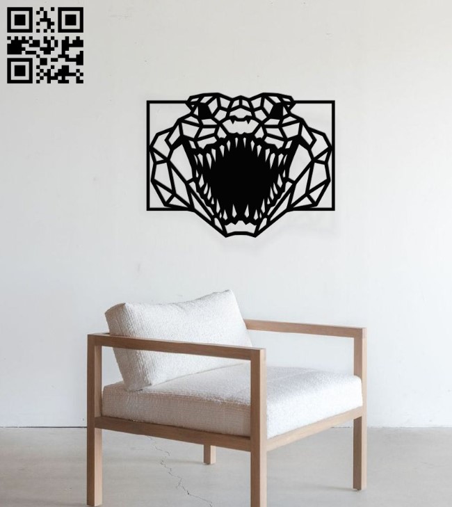 Polygon Alligator E0016580 file pdf free vector download for laser cut plasma 5 Alligator E0016580 file pdf free vector download for laser cut plasma
