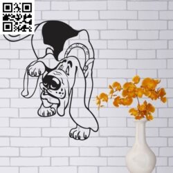 Basset Dog G0000298 file cdr and dxf free vector download for CNC cut