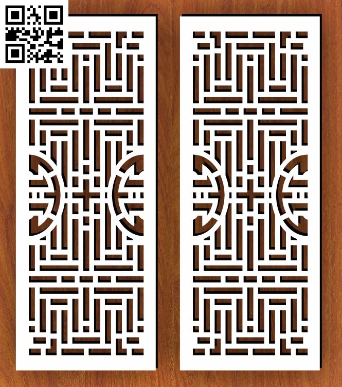 Carved Wood Partition Design