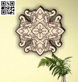 Celtic Ornament Decor G0000261 file cdr and dxf free vector download for CNC cut