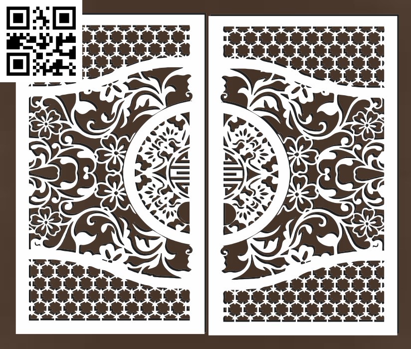 Chinese iron gate pattern