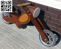 Chopper Bike E0016588 file pdf free vector download for laser cut cnc