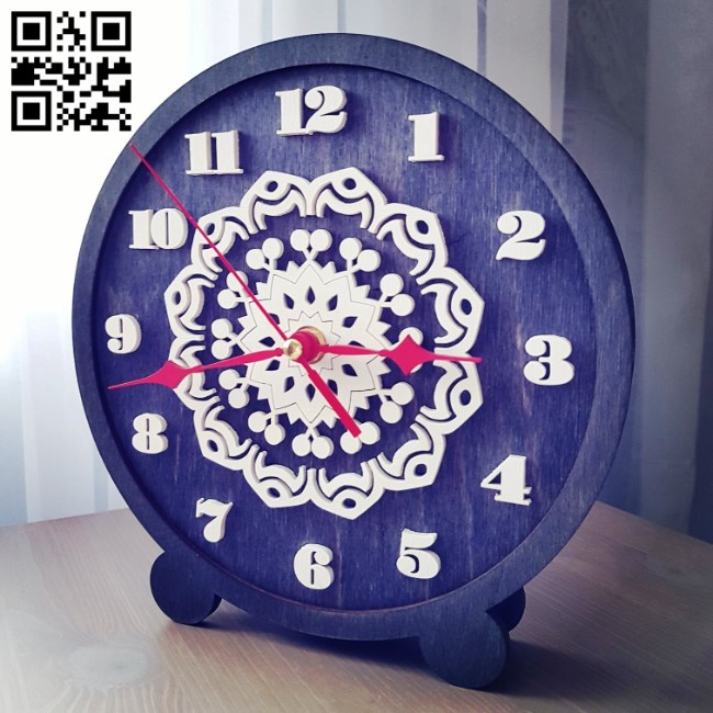 Clock E0016438 file pdf free vector download for Laser cut Plasma