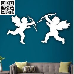 Cupid G0000247 file cdr and dxf free vector download for CNC cut