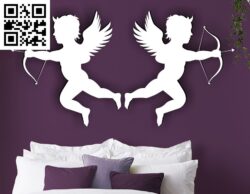 Cupid G0000227 file cdr and dxf free vector download for CNC cut