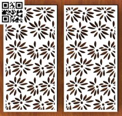 Decorative Privacy Panel Pattern G0000282 file cdr and dxf free vector download for CNC cut