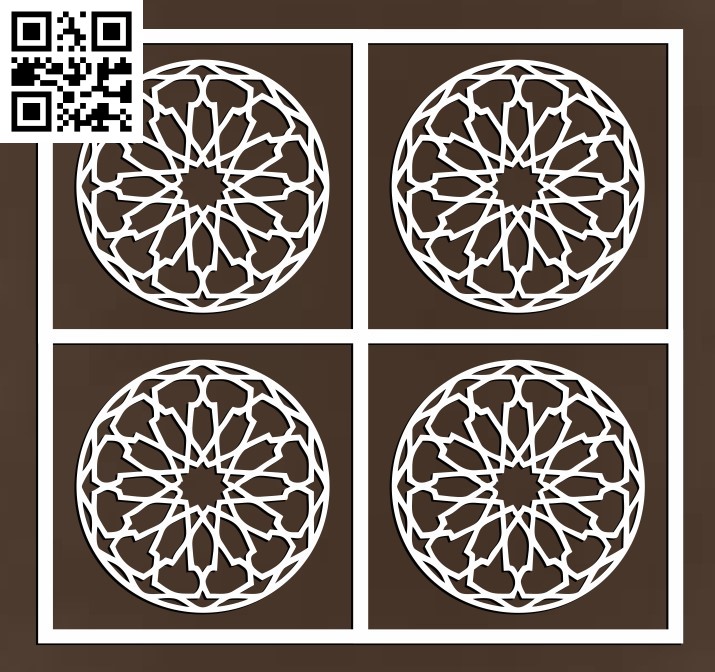 Desen G0000221 free vector download for CNC cut 5 Desen