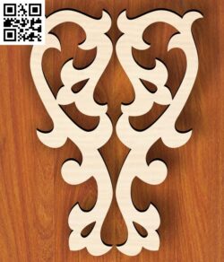 Design Orn G0000466 file cdr and dxf free vector download for CNC cut