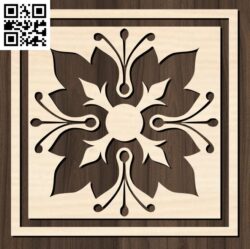Design Pattern G0000443 file cdr and dxf free vector download for CNC cut