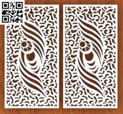 Design Pattern G0000381 file cdr and dxf free vector download for CNC cut