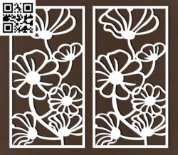 Design pattern panel screen D G0000251 file cdr and dxf free vector download for CNC cut