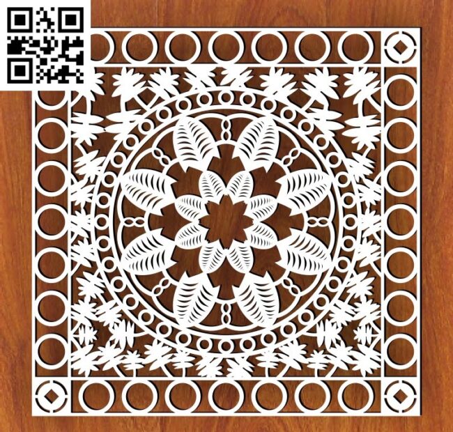 Design Pattern Panel Screen G000389 File Cdr And Dxf Free Vector ...