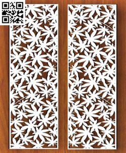 Design pattern panel screen B G0000249 file cdr and dxf free vector download for CNC cut