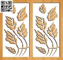 Design pattern panel screen C G0000340 file cdr and dxf free vector download for CNC cut