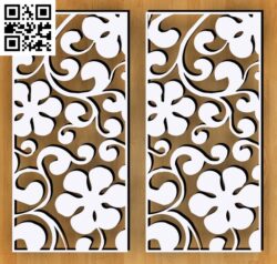 Design pattern panel screen D G0000321 file cdr and dxf free vector download for CNC cut