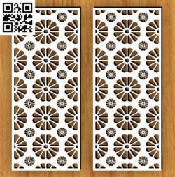 Design pattern panel screen D G000397 file cdr and dxf free vector download for CNC cut