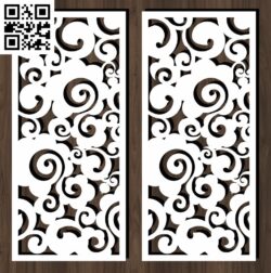 Design pattern panel screen E G0000342 file cdr and dxf free vector download for CNC cut