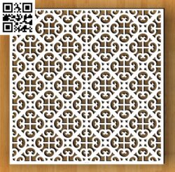 Design pattern screen F G0000356 file cdr and dxf free vector download for CNC cut