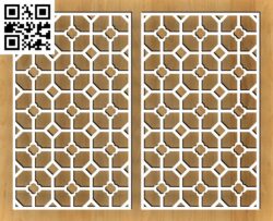 Design pattern panel screen F G0000410 file cdr and dxf free vector download for CNC cut