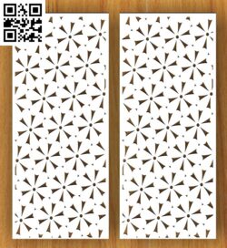 Design pattern panel screen G G000400 file cdr and dxf free vector download for CNC cut