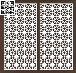Design pattern panel screen I G000403 file cdr and dxf free vector download for CNC cut