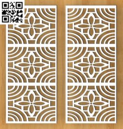 Design pattern panel screen J G0000414 file cdr and dxf free vector download for CNC cut