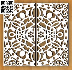 Design pattern screenG0000351 file cdr and dxf free vector download for CNC cut