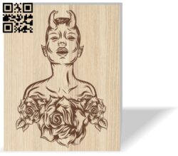 Devil E0016595 file pd free vector download for laser engraving machine