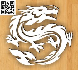 Dragon G0000428 file cdr and dxf free vector download for CNC cut