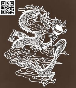 Dragon G0000370 file cdr and dxf free vector download for CNC cut