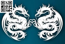 Dragon god legend G0000326 file cdr and dxf free vector download for CNC cut