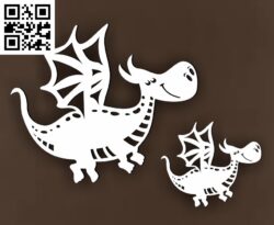 Drakosha the Dragon G0000329 file cdr and dxf free vector download for CNC cut