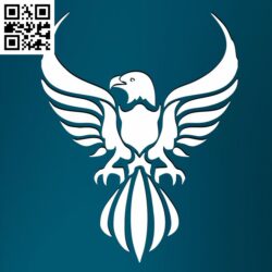 Eagle icon  G0000364 file cdr and dxf free vector download for CNC cut