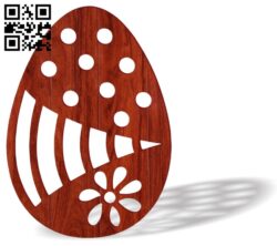 Easter egg with butterfly E0016437 file pdf free vector download for Laser cut Plasma