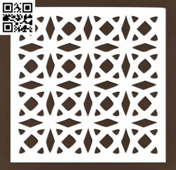 Faya Screen Grille Design G000213 file cdr and dxf free vector download for CNC cut