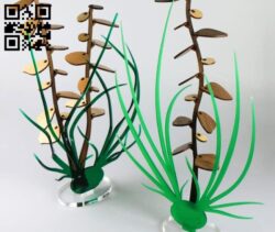 Flowerbouquet mothersday E0016498 file pdf free vector download for laser cut