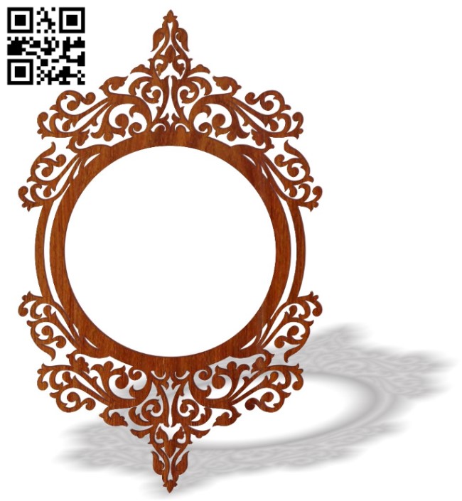 Frame E0016386 file cdr and dxf free vector download for laser cut