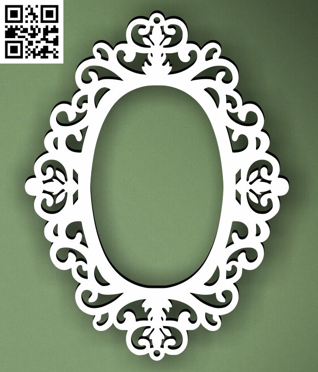 Frames For Mirrors G0000336 file cdr and dxf free vector download for ...