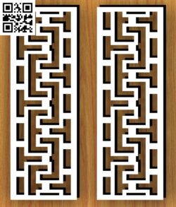 Geometric Line Frame Art Border G0000268 file cdr and dxf free vector download for CNC cut