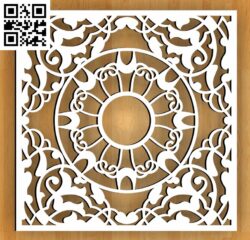 Geometric Mandala Vector Art G0000232 file cdr and dxf free vector download for CNC cut