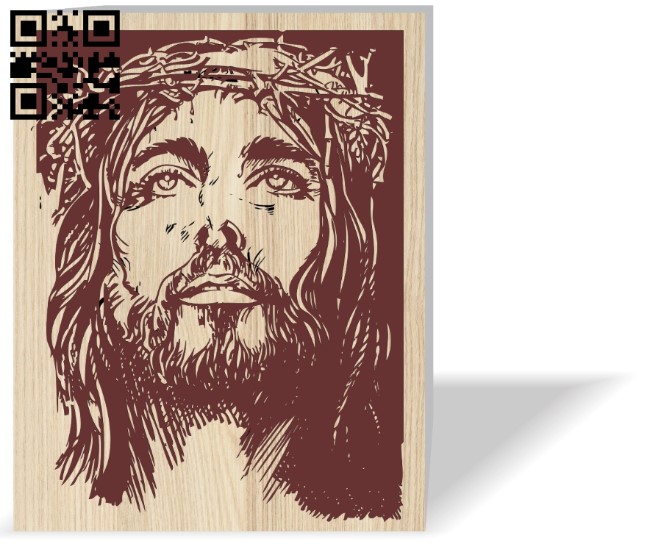 Jesus E0016592 file pd free vector download for laser engraving machine