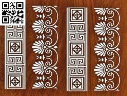 Lace Border Decor Elements B G0000493 file cdr and dxf free vector download for CNC cut