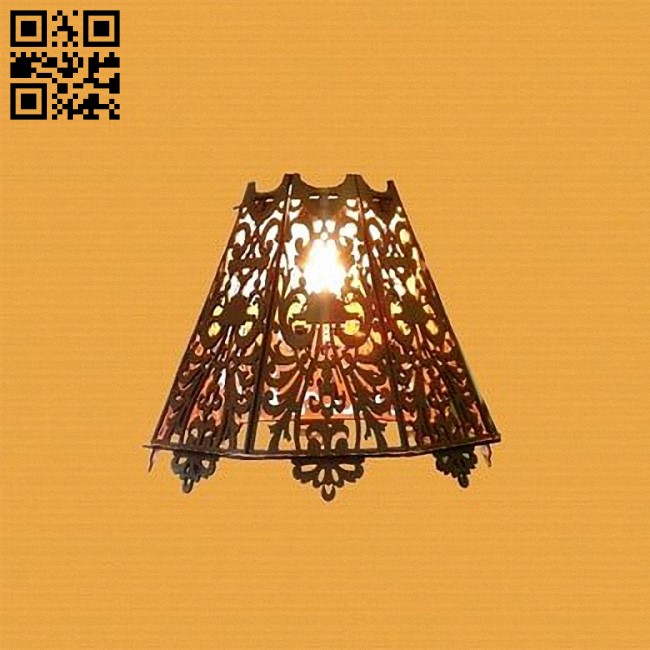 Lamp E0016499 file pdf free vector download for laser cut