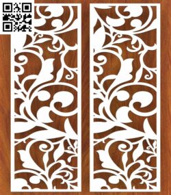 Laser Cut Vector Panel Seamless B G0000200 file cdr and dxf free vector download for CNC cut