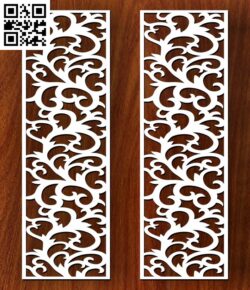 Laser Cut Vector Panel Seamless C G0000201 file cdr and dxf free vector download for CNC cut