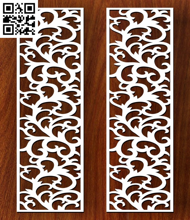 Laser Cut Vector Panel Seamless C