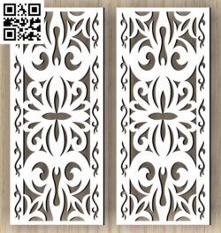 Mdf Room Dividers Pattern G0000191 file cdr and dxf free vector download for CNC cut