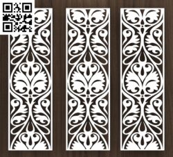 Mdf Wall Partition G0000491 file cdr and dxf free vector download for CNC cut